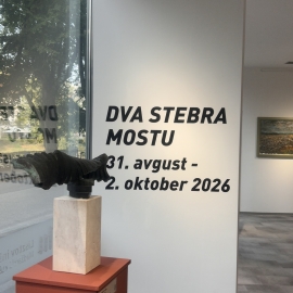 Két hídfő című kiállítás Ljubljanában