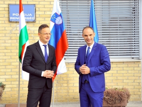 A szlovén külügyminiszter szentgotthárdi látogatása