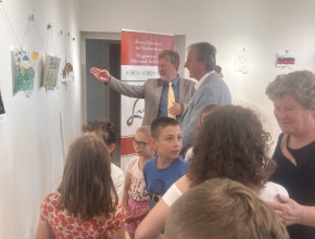 Az én Szlovéniám kiállítás megnyitója